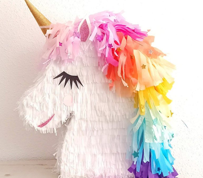 Piñatas de unicornio