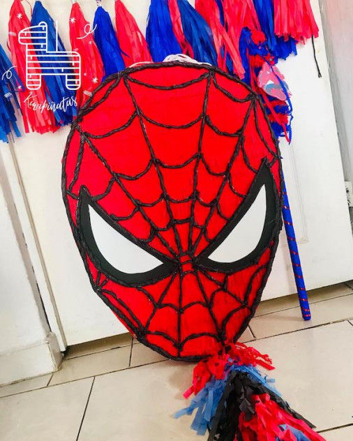 Piñata Spiderman  Piñatas redondas, Piñatas de spiderman, Piñata