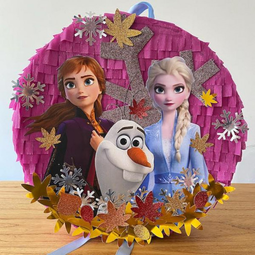 Piñata de Corazón Frozen Grande - Piñatas y Caretas personalizadas